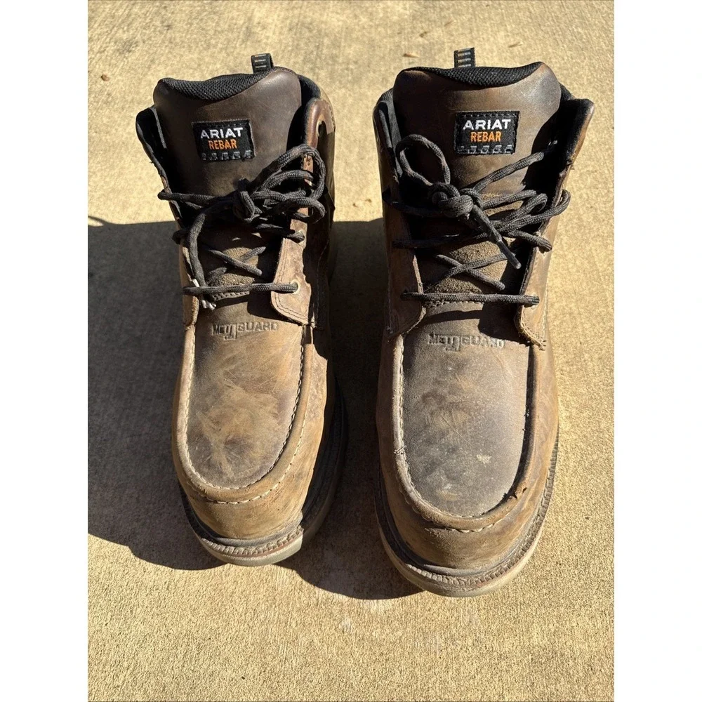 Mens‎ ARIAT Rebar Chukka Composite Toe Metguard Work Boot sz 14 D